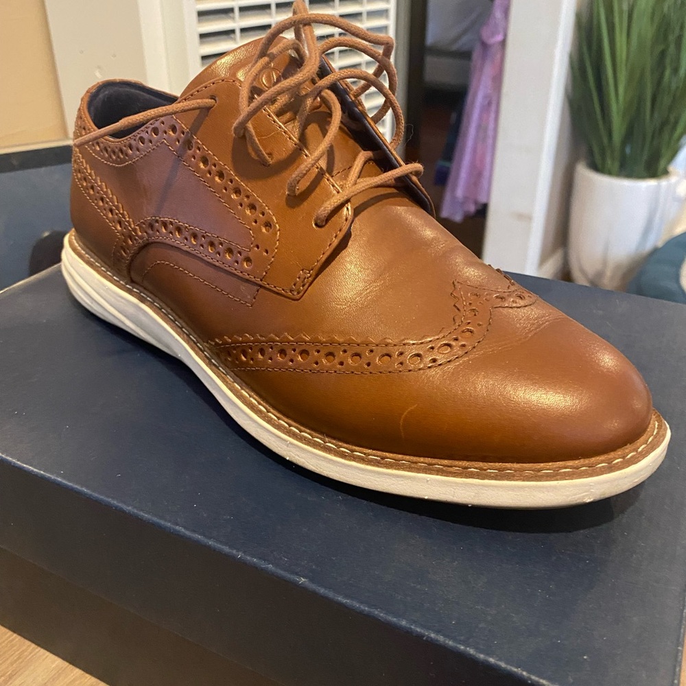Women Cole Haan Oxford Brown Shoe 8